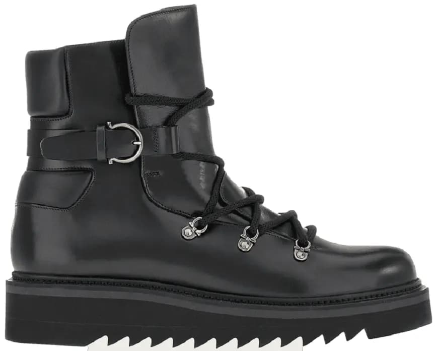 Giày Salvatore Ferragamo Trekking Boot 'Black' 021157-757626 Giày Salvatore Ferragamo Trekking Boot 'Black' 021157-757626