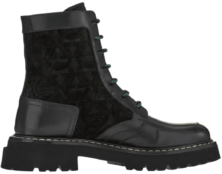 Giày Salvatore Ferragamo Combat Boot 'Black' 020929-756728 Giày Salvatore Ferragamo Combat Boot 'Black' 020929-756728