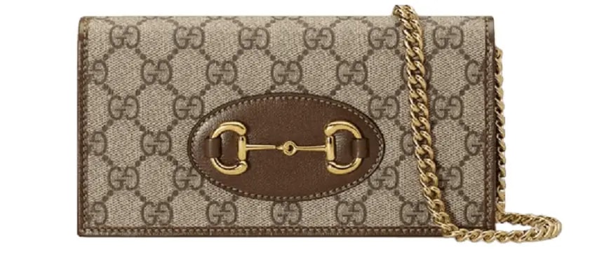 Túi Gucci Horsebit 1955 Wallet With Chain Mini Bag 'Beige' 621892-92TCG-8563 Túi Gucci Horsebit 1955 Wallet With Chain Mini Bag 'Beige' 621892-92TCG-8563