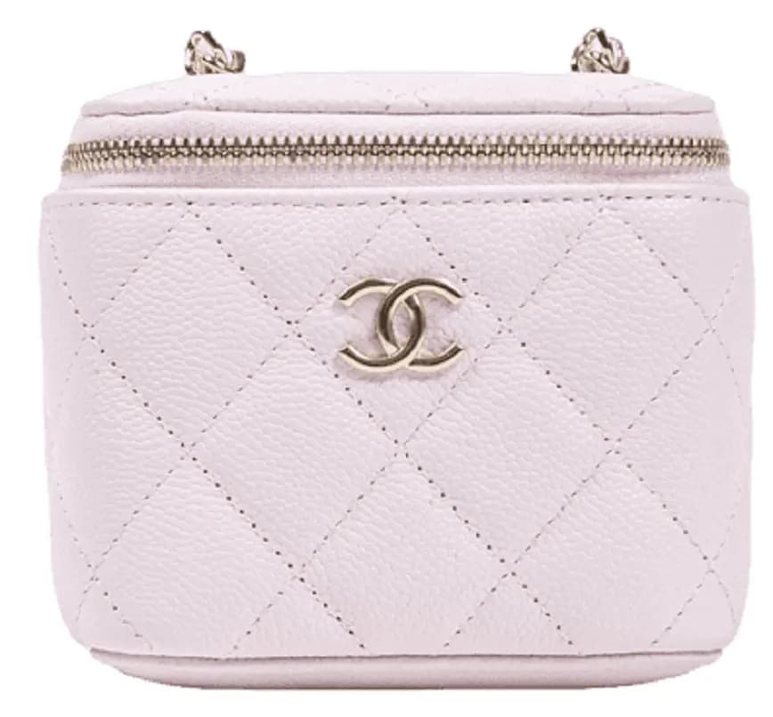 Túi Chanel Quilted Grained Calfskin Mini Vanity 'Pink' C24Z8 Túi Chanel Quilted Grained Calfskin Mini Vanity 'Pink' C24Z8