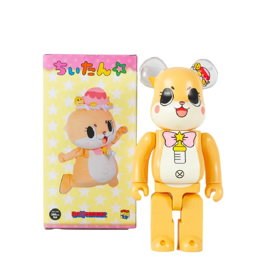 Mô Hình Bearbrick Chiitan Mascot 400% Yellow — kich-thuoc: 400% Mô Hình Bearbrick Chiitan Mascot 400% Yellow — kich-thuoc: 400%