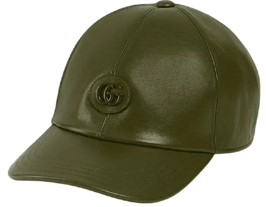 Mũ Gucci Leather Baseball Double G 'Dark Green' 727238-4HAU4-3300 Mũ Gucci Leather Baseball Double G 'Dark Green' 727238-4HAU4-3300
