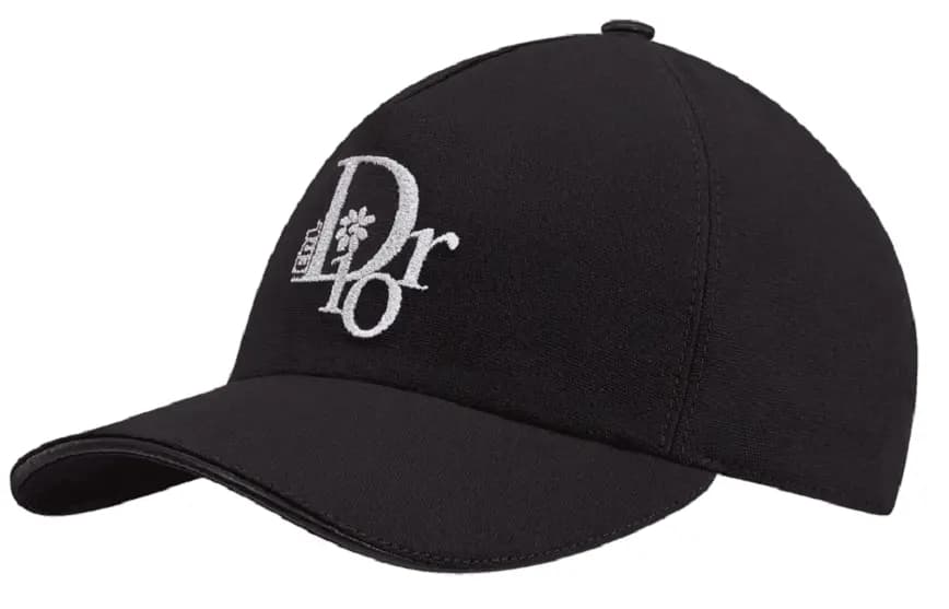 Mũ Dior By Erl Baseball Cap 'Black Canvas' 243C904D4511-C980 Mũ Dior By Erl Baseball Cap 'Black Canvas' 243C904D4511-C980