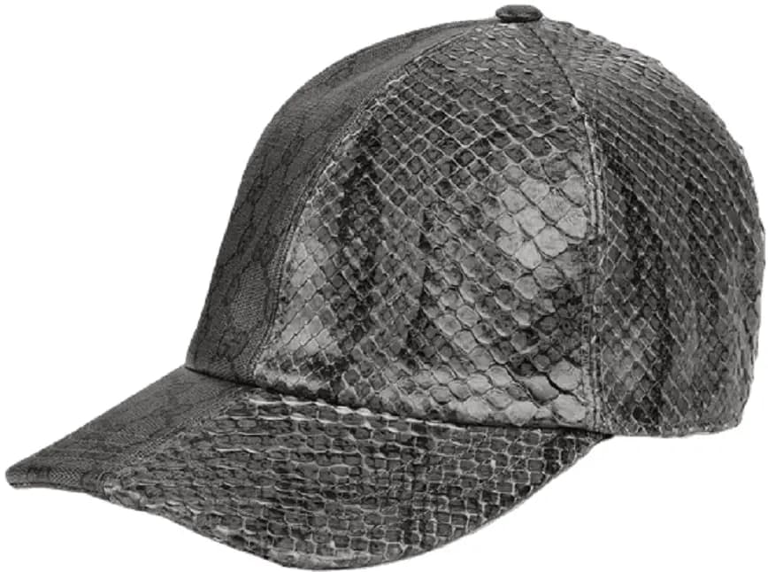 Mũ Gucci GG Supreme Python Baseball 'Grey Black' 727462-4HAVG-1161 Mũ Gucci GG Supreme Python Baseball 'Grey Black' 727462-4HAVG-1161