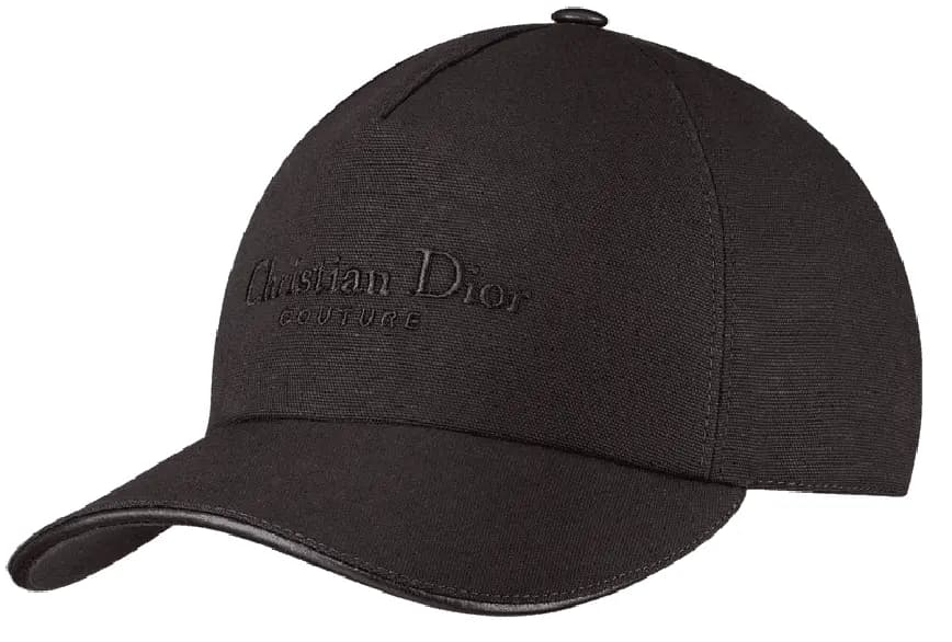 Mũ Dior Couture Baseball Cap 'Black Canvas' 243C904G4511-C900 Mũ Dior Couture Baseball Cap 'Black Canvas' 243C904G4511-C900