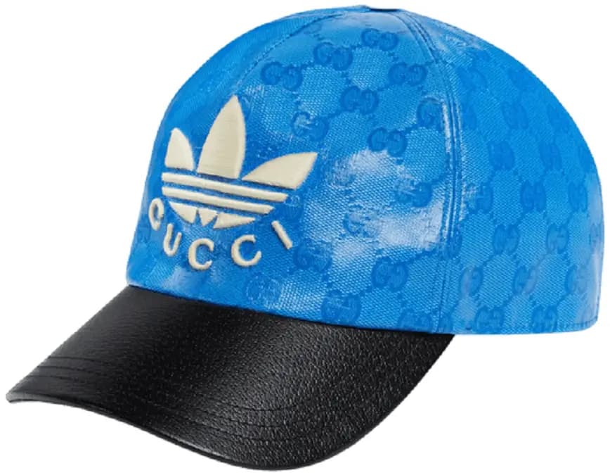 Mũ Gucci Adidas x Gucci GG Canvas Baseball 'Blue Black' 724833-4HAUU-4377 Mũ Gucci Adidas x Gucci GG Canvas Baseball 'Blue Black' 724833-4HAUU-4377