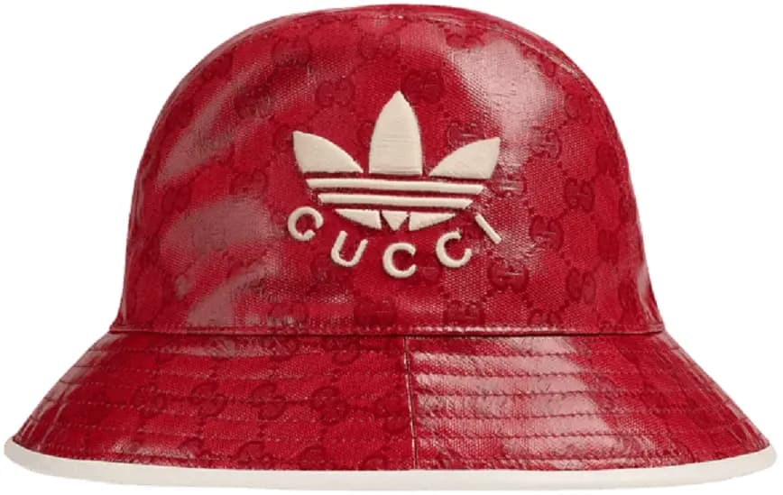 Mũ Gucci Adidas x Gucci GG Canvas Fedora 'Red Crystal' 728215-3HAN6-6477 Mũ Gucci Adidas x Gucci GG Canvas Fedora 'Red Crystal' 728215-3HAN6-6477