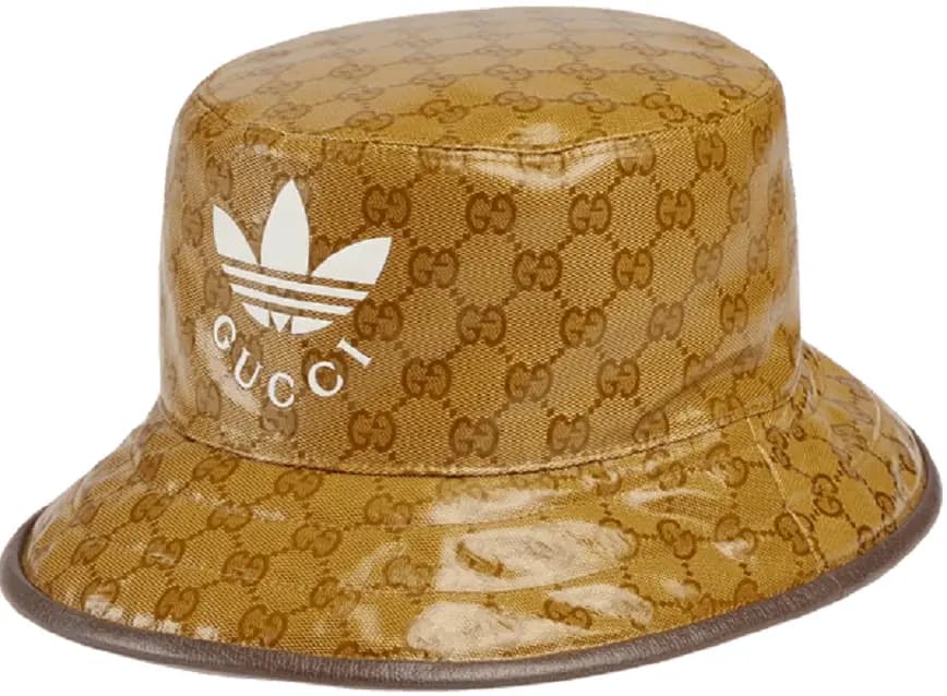 Mũ Gucci Adidas x Gucci Bucket 'Beige Brown' 696484-4HAP2-7164 Mũ Gucci Adidas x Gucci Bucket 'Beige Brown' 696484-4HAP2-7164