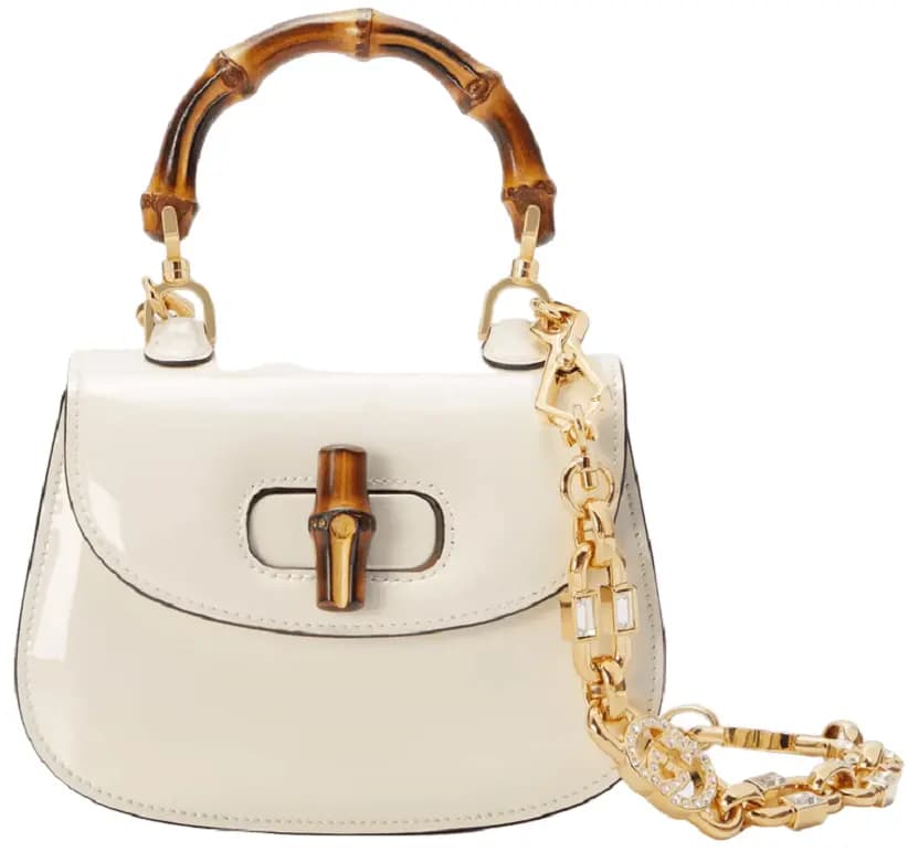 Túi Gucci Bamboo 1947 Mini Top Handle 'White' 724641-AABCE-9057 Túi Gucci Bamboo 1947 Mini Top Handle 'White' 724641-AABCE-9057