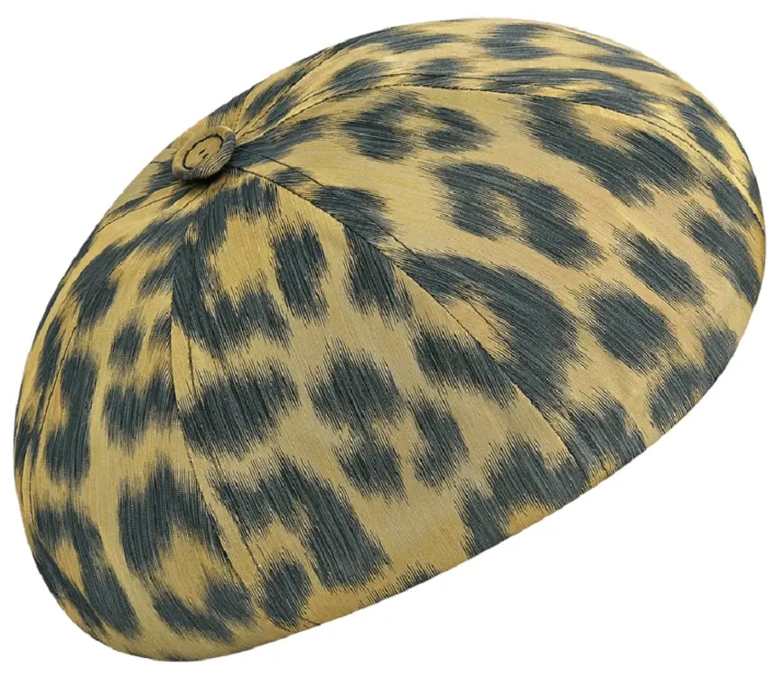 Mũ Dior Beret 'Multicolor Taffeta Leopard Print' 243C900A5646-C289 — kich-thuoc: M Mũ Dior Beret 'Multicolor Taffeta Leopard Print' 243C900A5646-C289 — kich-thuoc: M