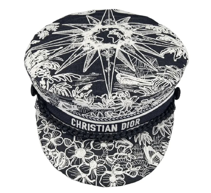 Mũ Dior Travel Cap 'Blue White Cotton' 31REV920X131-C578 Mũ Dior Travel Cap 'Blue White Cotton' 31REV920X131-C578