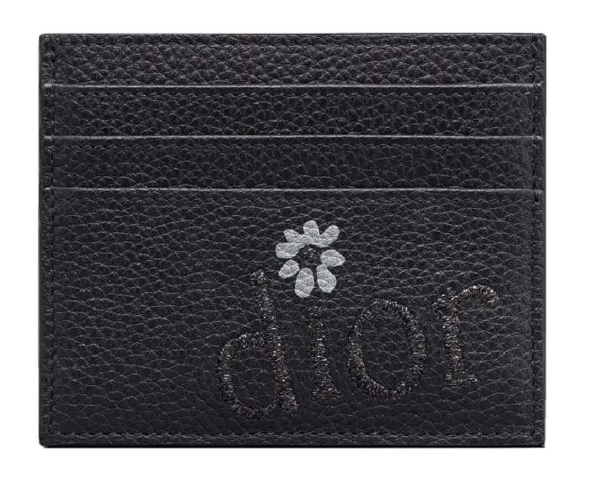 Ví Dior By Erl Card Holder 'Black Grained' 2ESCH135SER-H03E Ví Dior By Erl Card Holder 'Black Grained' 2ESCH135SER-H03E