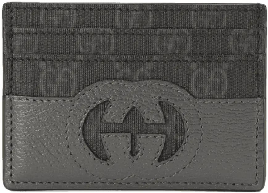 Ví Gucci Card Case Interlocking G 'Black' 701425-K9GSN-1151 Ví Gucci Card Case Interlocking G 'Black' 701425-K9GSN-1151