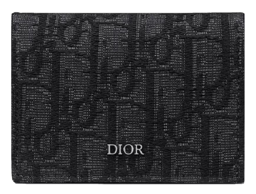 Ví Dior Business Card Holder 'Black Dior Oblique' 2ESCH136YSE-H03E Ví Dior Business Card Holder 'Black Dior Oblique' 2ESCH136YSE-H03E