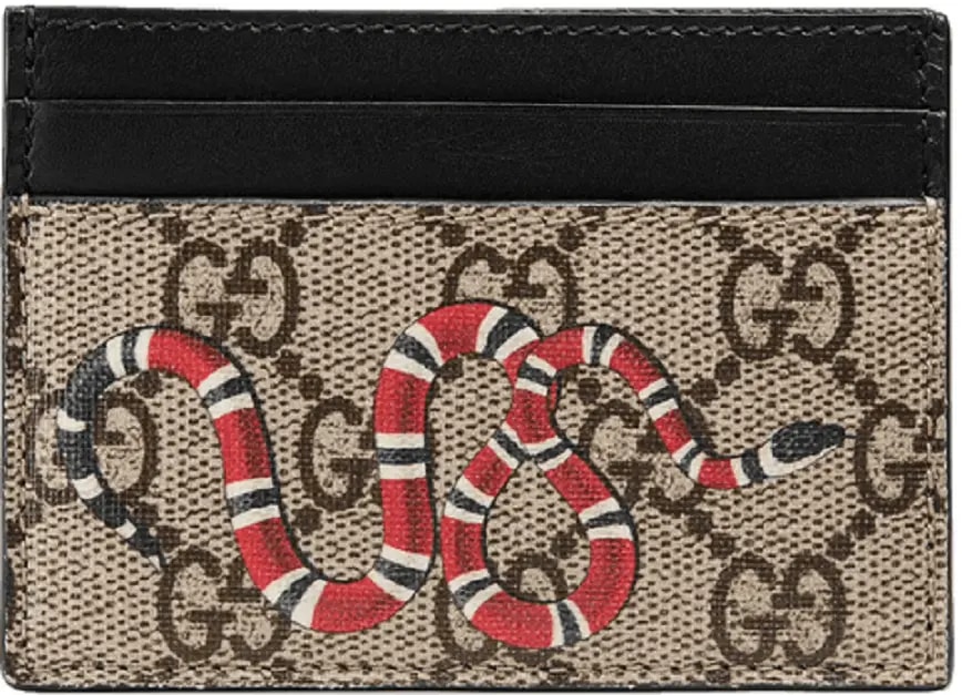 Ví Gucci Kingsnake GG Supreme 'Beige' 451277-K541N-8666 — kich-thuoc: 10cm-x-7cm Ví Gucci Kingsnake GG Supreme 'Beige' 451277-K541N-8666 — kich-thuoc: 10cm-x-7cm