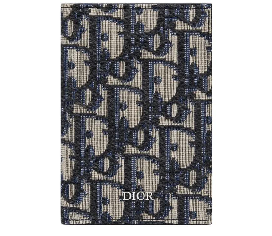 Ví Dior BI-Fold Card Holder 'Beige and Black Dior' 2ESCH138YSE-H05E Ví Dior BI-Fold Card Holder 'Beige and Black Dior' 2ESCH138YSE-H05E