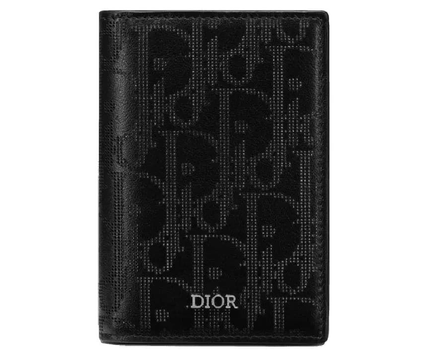Ví Dior BI-Fold Card Holder 'Black Galaxy' 2ESCH138VPD-H03E Ví Dior BI-Fold Card Holder 'Black Galaxy' 2ESCH138VPD-H03E