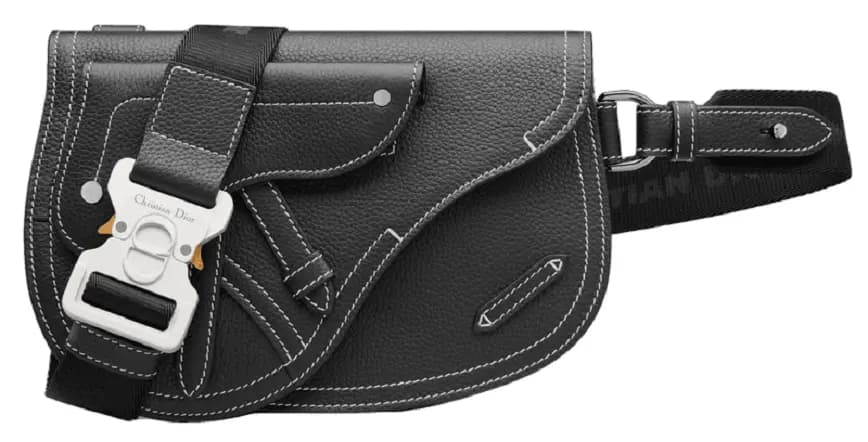 Túi Dior Saddle Pouch 'Black Grained Calfskin' 1ADPO044YKK-H00N Túi Dior Saddle Pouch 'Black Grained Calfskin' 1ADPO044YKK-H00N