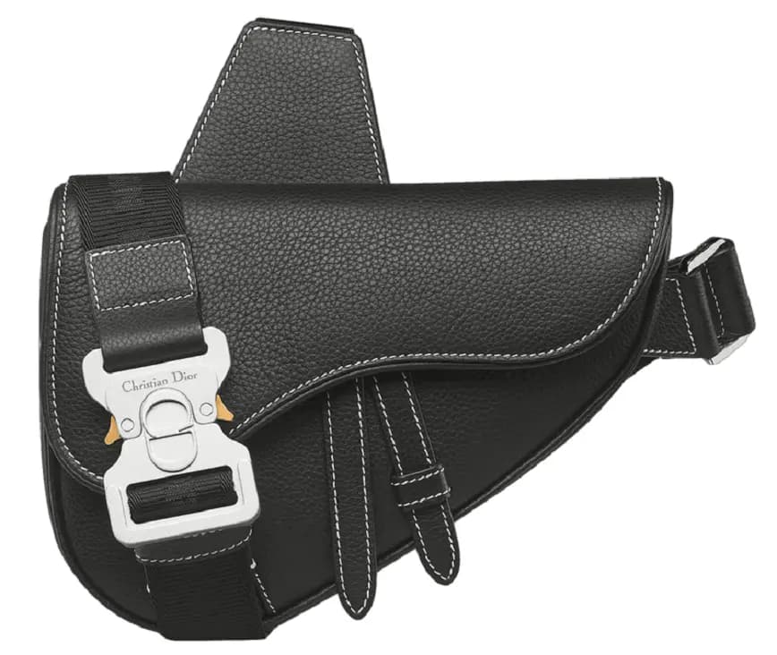 Túi Dior Mini Saddle Bag 'Black Grained' 1ADPO248YKK-H00N Túi Dior Mini Saddle Bag 'Black Grained' 1ADPO248YKK-H00N