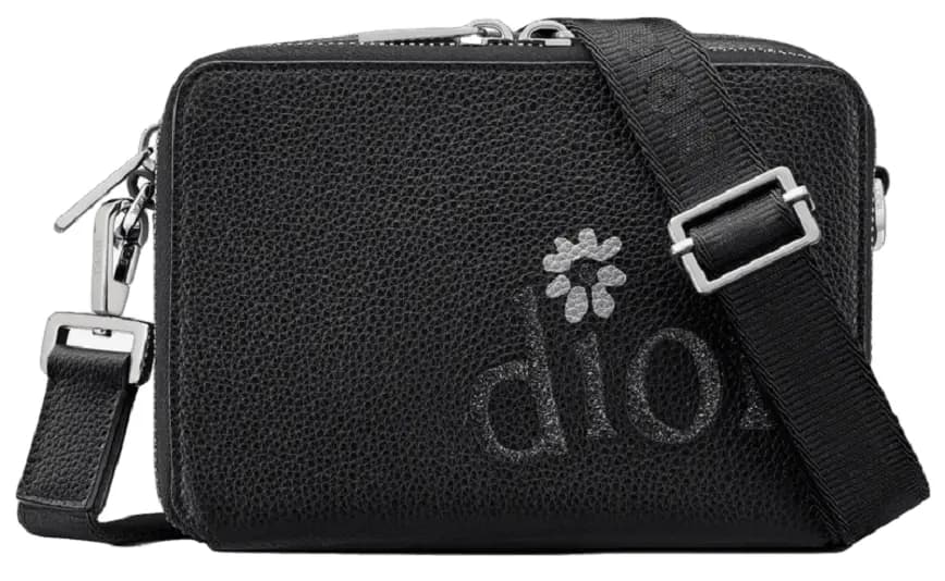 Túi Dior By Erl Pouch Strap 'Black Grained' 2ESBC119SER-H03E Túi Dior By Erl Pouch Strap 'Black Grained' 2ESBC119SER-H03E