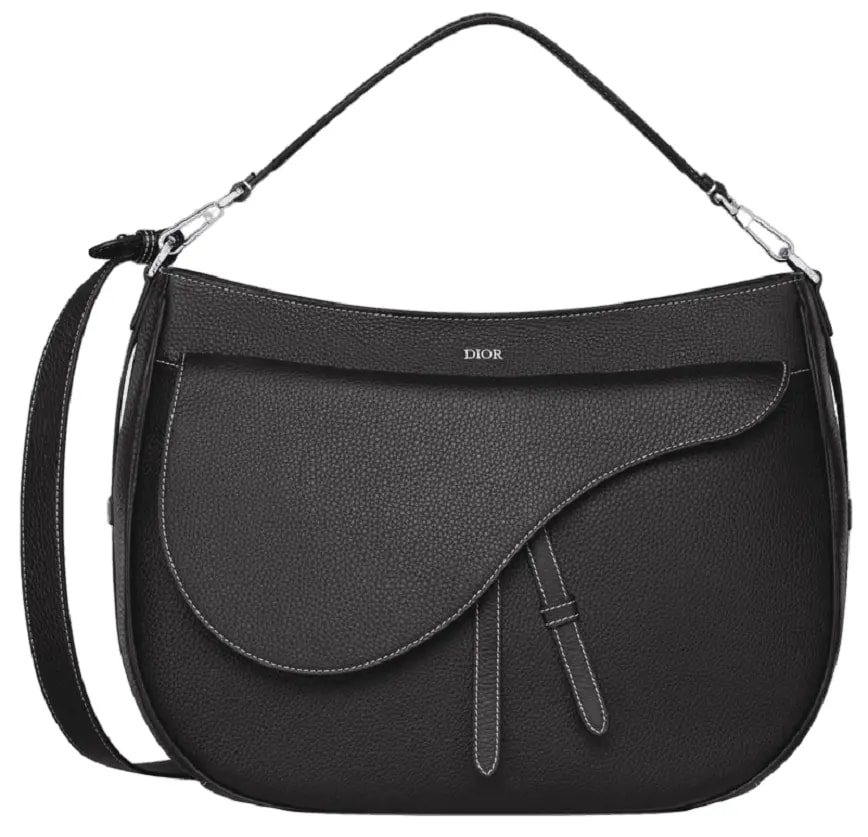 Túi Dior Saddle Soft Bag 'Black Grained' 1ADHO023ULC-H00N — kich-thuoc: 40-x-29-5-x-14-5-cm Túi Dior Saddle Soft Bag 'Black Grained' 1ADHO023ULC-H00N — kich-thuoc: 40-x-29-5-x-14-5-cm