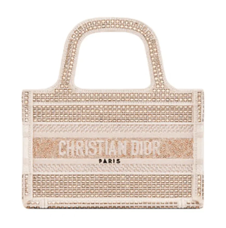 Túi Dior Book Tote Mini 'Embroidery White Multicolor' S5475ZMRI-M933 Túi Dior Book Tote Mini 'Embroidery White Multicolor' S5475ZMRI-M933