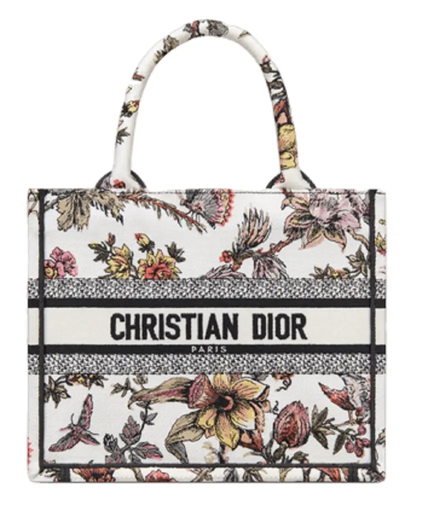 Túi Dior Book Tote Small 'White Multicolor Botanique' M1265ZRZB-M884 — kich-thuoc: 26-5-cm-x-21-cm-x-14-cm Túi Dior Book Tote Small 'White Multicolor Botanique' M1265ZRZB-M884 — kich-thuoc: 26-5-cm-x-21-cm-x-14-cm