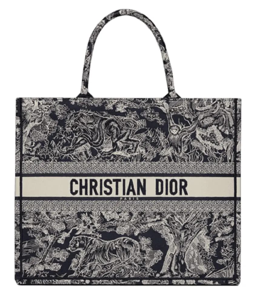 Túi Dior Book Tote Large 'Blue Toile Reverse Embroidery' M1286ZRGO-M928 Túi Dior Book Tote Large 'Blue Toile Reverse Embroidery' M1286ZRGO-M928