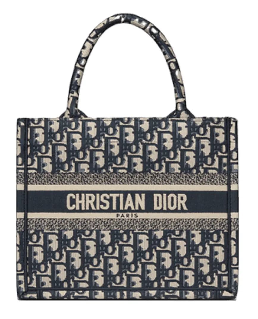 Túi Dior Book Tote Small 'Blue Embroidery' M1265ZRIW-M928 Túi Dior Book Tote Small 'Blue Embroidery' M1265ZRIW-M928