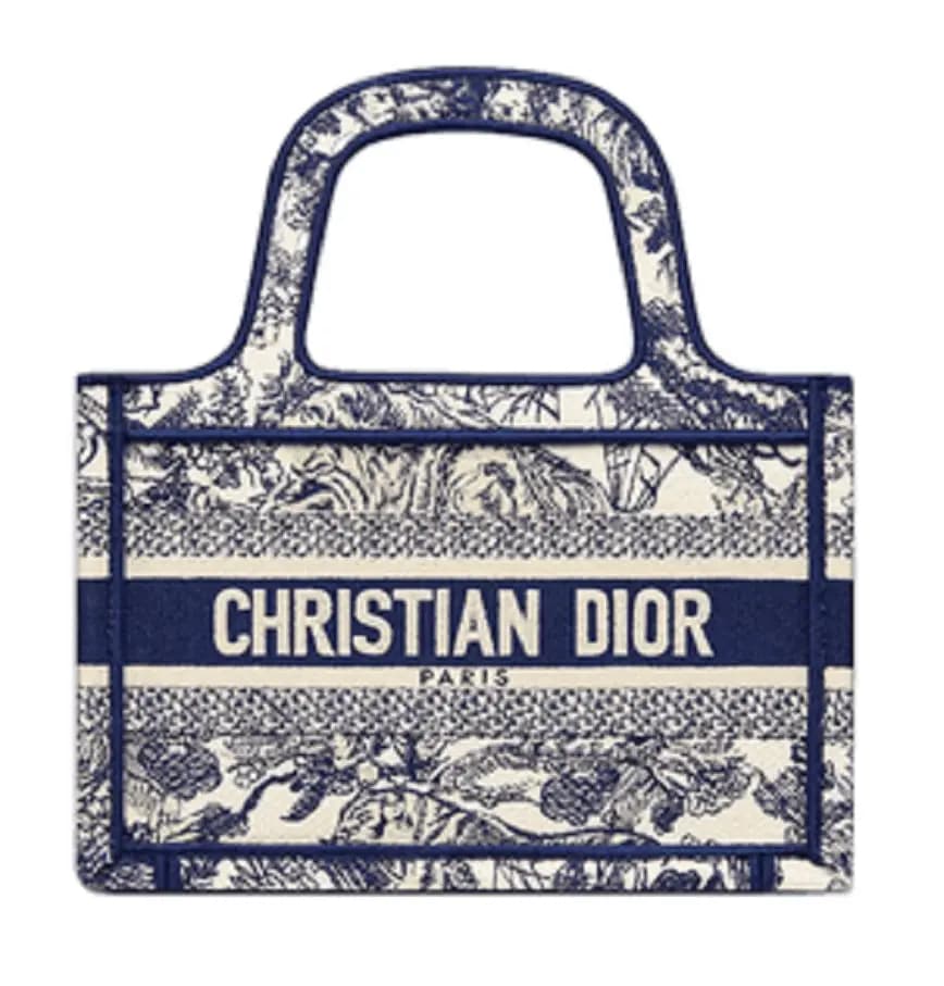 Túi Dior Book Tote Mini 'Blue Toile Embroidery' S5475ZTDT-M808 Túi Dior Book Tote Mini 'Blue Toile Embroidery' S5475ZTDT-M808
