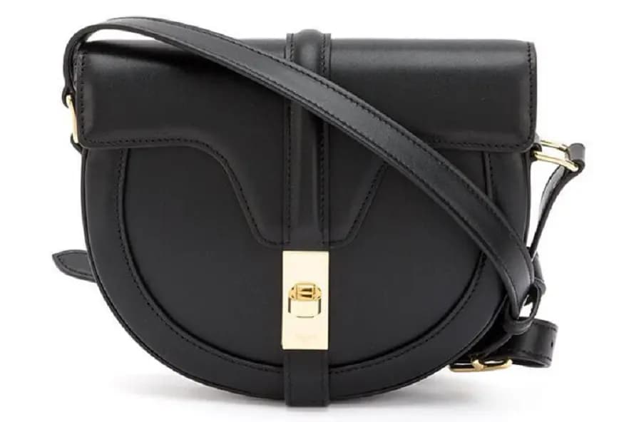 Túi Celine Small Basace 16 Bags In Satinated Calfskin Black 188013BEY-38NO Túi Celine Small Basace 16 Bags In Satinated Calfskin Black 188013BEY-38NO