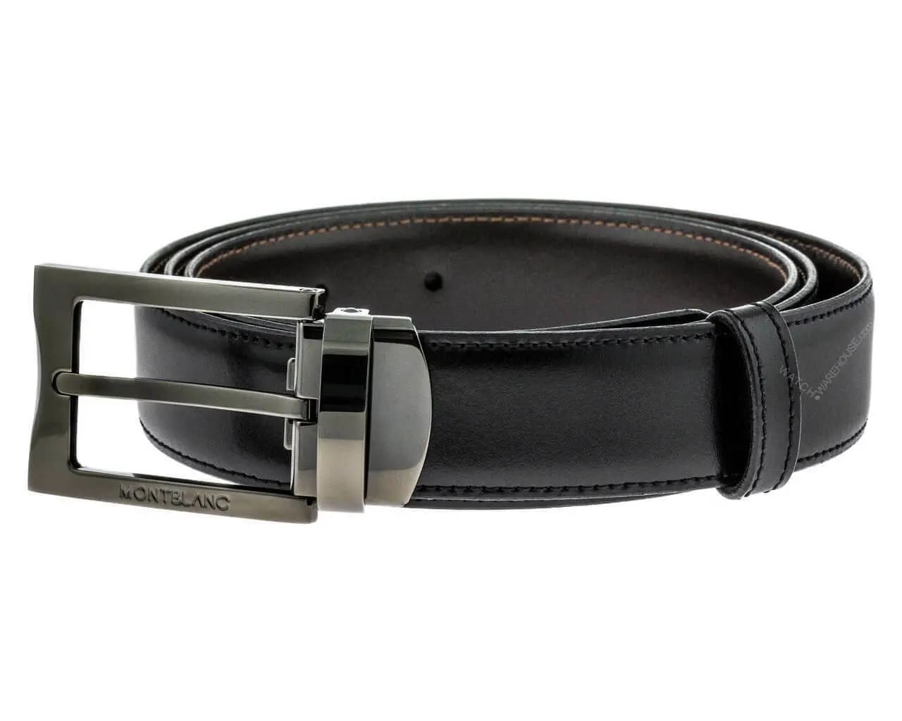 Thắt lưng Montblanc Rectangular Buckle Reversible 105080 Thắt lưng Montblanc Rectangular Buckle Reversible 105080