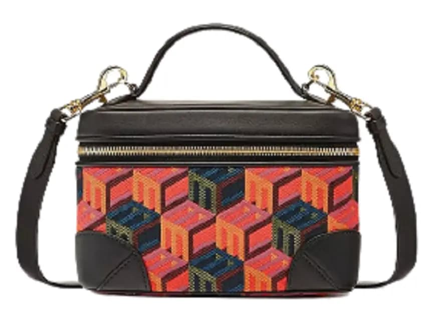 Túi MCM Rockstar Vanity Case in Cubic Monogram Jacquard MWRCSCK02MT001 Túi MCM Rockstar Vanity Case in Cubic Monogram Jacquard MWRCSCK02MT001