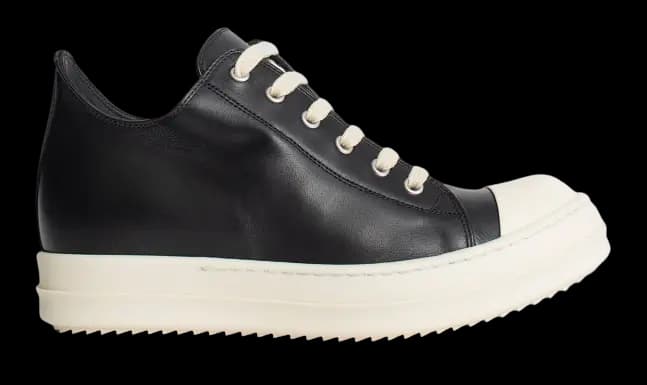 Giày Rick Owens Black Low Phlegethon RU02A5891LPO-9111 Giày Rick Owens Black Low Phlegethon RU02A5891LPO-9111