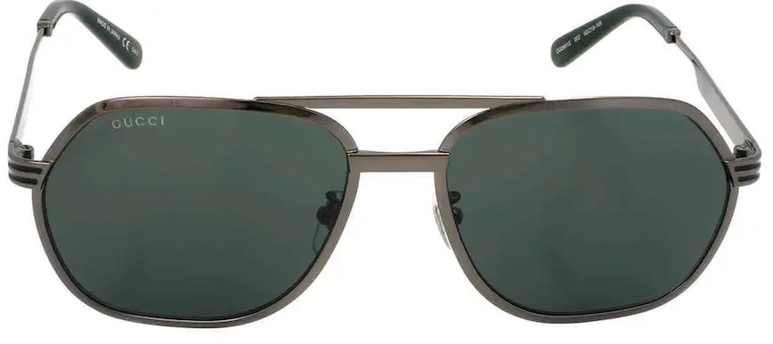 Kính Gucci Navigator Men's Sunglasses 'Green' GG0981S-002-60 — kich-thuoc: lien-he-order Kính Gucci Navigator Men's Sunglasses 'Green' GG0981S-002-60 — kich-thuoc: lien-he-order