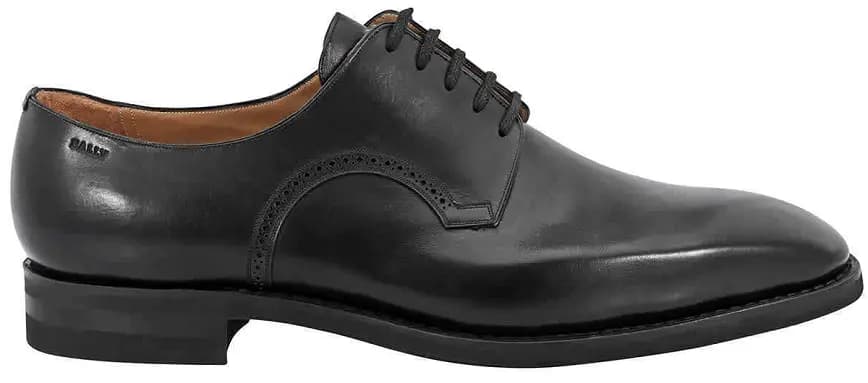 Giày Bally Scrivani Leather Derby Lace-up 'Black' 6193768 Giày Bally Scrivani Leather Derby Lace-up 'Black' 6193768