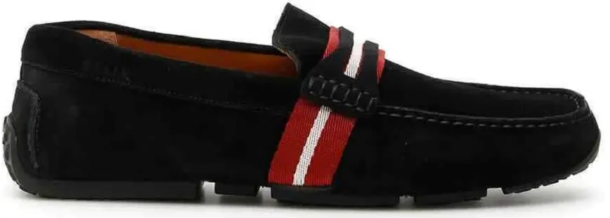 Giày Bally Pietro Suede Loafers 'Black' 6228293 — kich-thuoc: lien-he-order Giày Bally Pietro Suede Loafers 'Black' 6228293 — kich-thuoc: lien-he-order