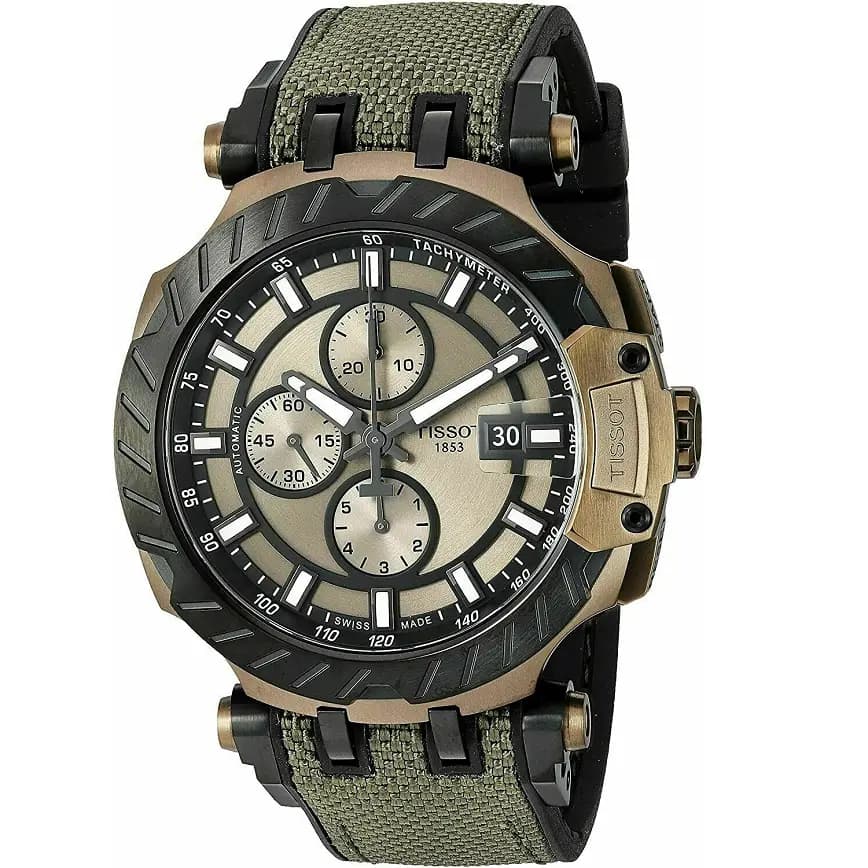 Đồng Hồ Tissot T-Race MotoGP 'Khaki' T115-427-37-091-00 Đồng Hồ Tissot T-Race MotoGP 'Khaki' T115-427-37-091-00