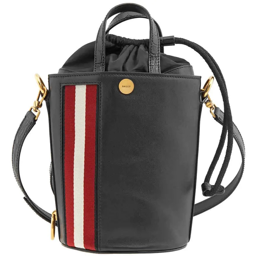 Túi Bally Bucket With Stripe Detail 'Black' 6229897 — kich-thuoc: lien-he-order Túi Bally Bucket With Stripe Detail 'Black' 6229897 — kich-thuoc: lien-he-order