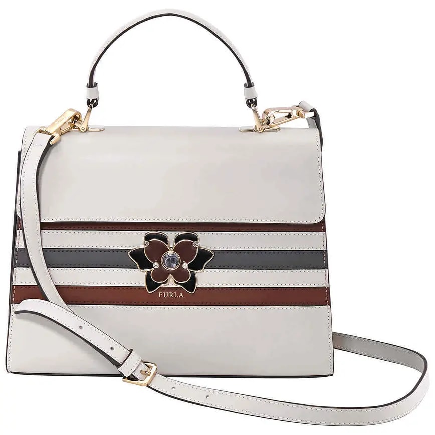 Túi Furla Ladies Mughetto M Top 'White' 1033564 — kich-thuoc: lien-he-order Túi Furla Ladies Mughetto M Top 'White' 1033564 — kich-thuoc: lien-he-order