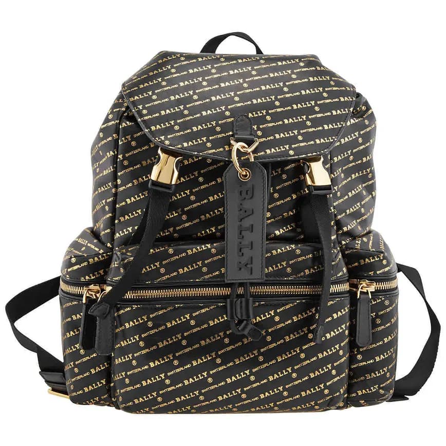 Balo Bally Crew Signature Logo 'Black Gold' 6226229 Balo Bally Crew Signature Logo 'Black Gold' 6226229