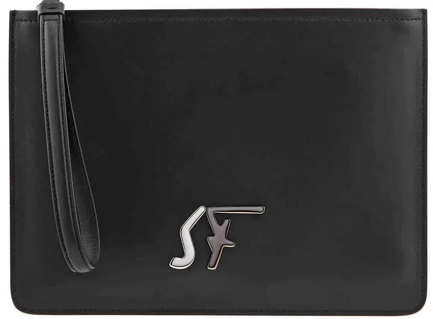 Ví Salvatore Ferragamo Logo 'Black' 723802 Ví Salvatore Ferragamo Logo 'Black' 723802