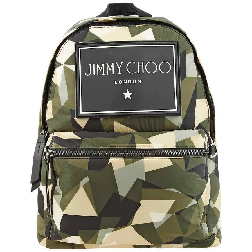 Balo Jimmy Choo Wilmer 'Camouflage Print' 194-WILMER-CIN Balo Jimmy Choo Wilmer 'Camouflage Print' 194-WILMER-CIN