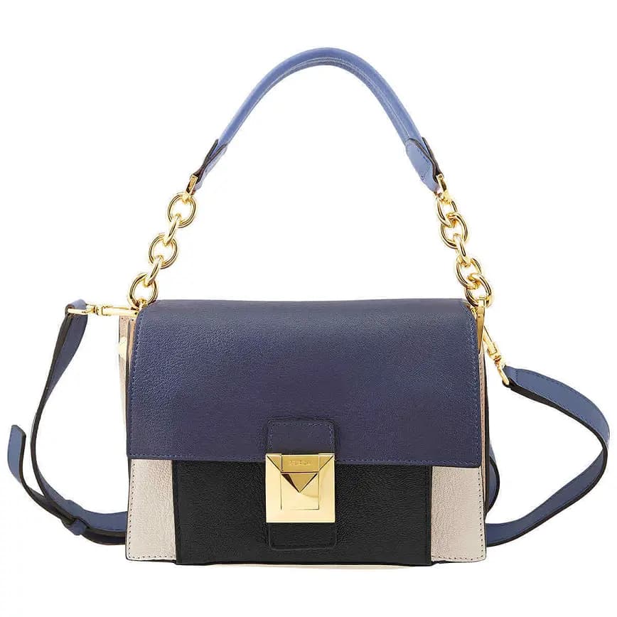 Túi Furla Diva Tricolor Leather Shoulder Bag 'Blue' BWN8-1021524 Túi Furla Diva Tricolor Leather Shoulder Bag 'Blue' BWN8-1021524