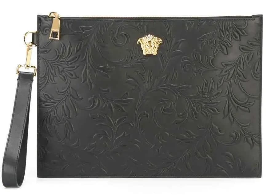 Ví Versace Embossed Barocco Zip 'Black' DP85102-DPBA1-D41OH Ví Versace Embossed Barocco Zip 'Black' DP85102-DPBA1-D41OH