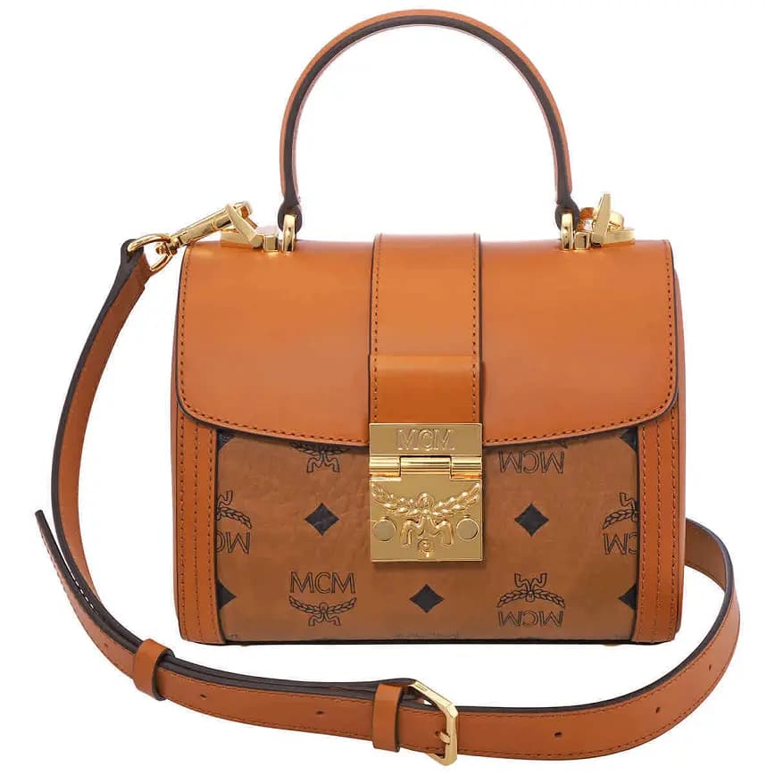 Túi MCM Ladies Tracy Cognac Satchel 'Orange' MWEBSXT02CO Túi MCM Ladies Tracy Cognac Satchel 'Orange' MWEBSXT02CO