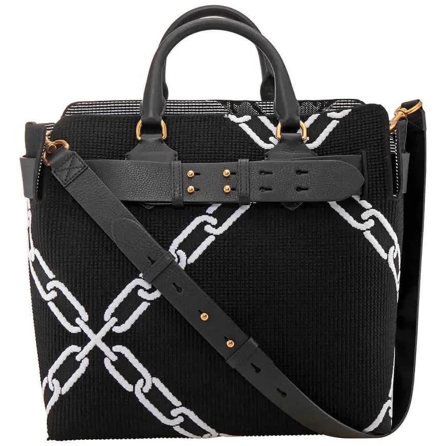 Túi Burberry Medium Knitted Link Belt Bag 'Black' 8006497 Túi Burberry Medium Knitted Link Belt Bag 'Black' 8006497