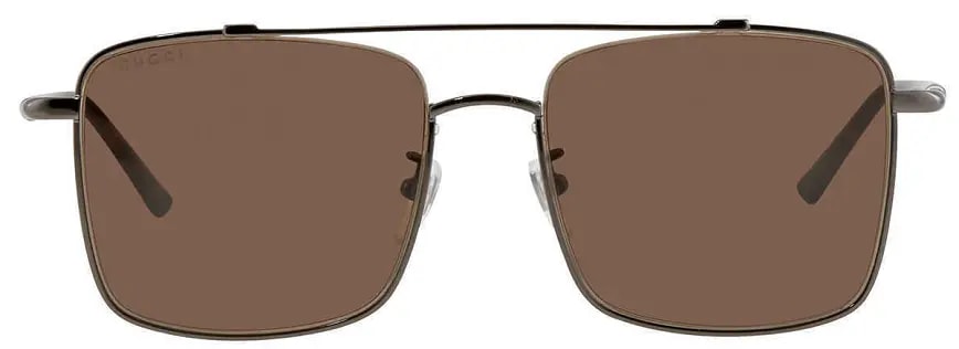 Kính Gucci Brown Rectangular 'Ruthenium' GG0610SK-002-56 — kich-thuoc: lien-he-order Kính Gucci Brown Rectangular 'Ruthenium' GG0610SK-002-56 — kich-thuoc: lien-he-order