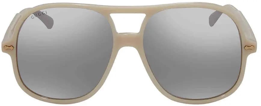 Kính Gucci Silver Aviator 'Ivory' GG0706S-003-58 Kính Gucci Silver Aviator 'Ivory' GG0706S-003-58