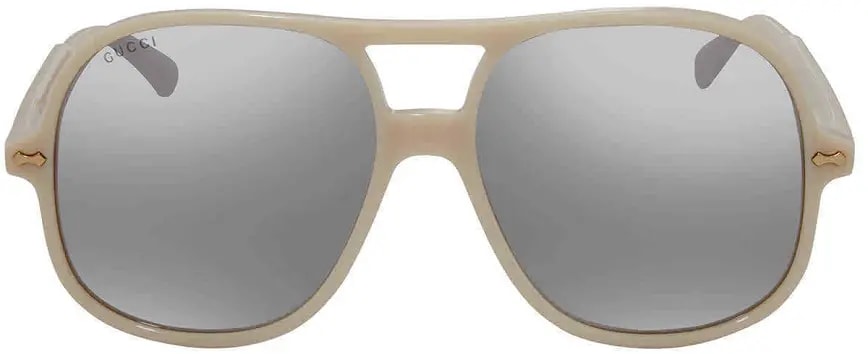 Kính Gucci Silver Aviator 'Ivory' GG0706S-003-58 — kich-thuoc: lien-he-order Kính Gucci Silver Aviator 'Ivory' GG0706S-003-58 — kich-thuoc: lien-he-order